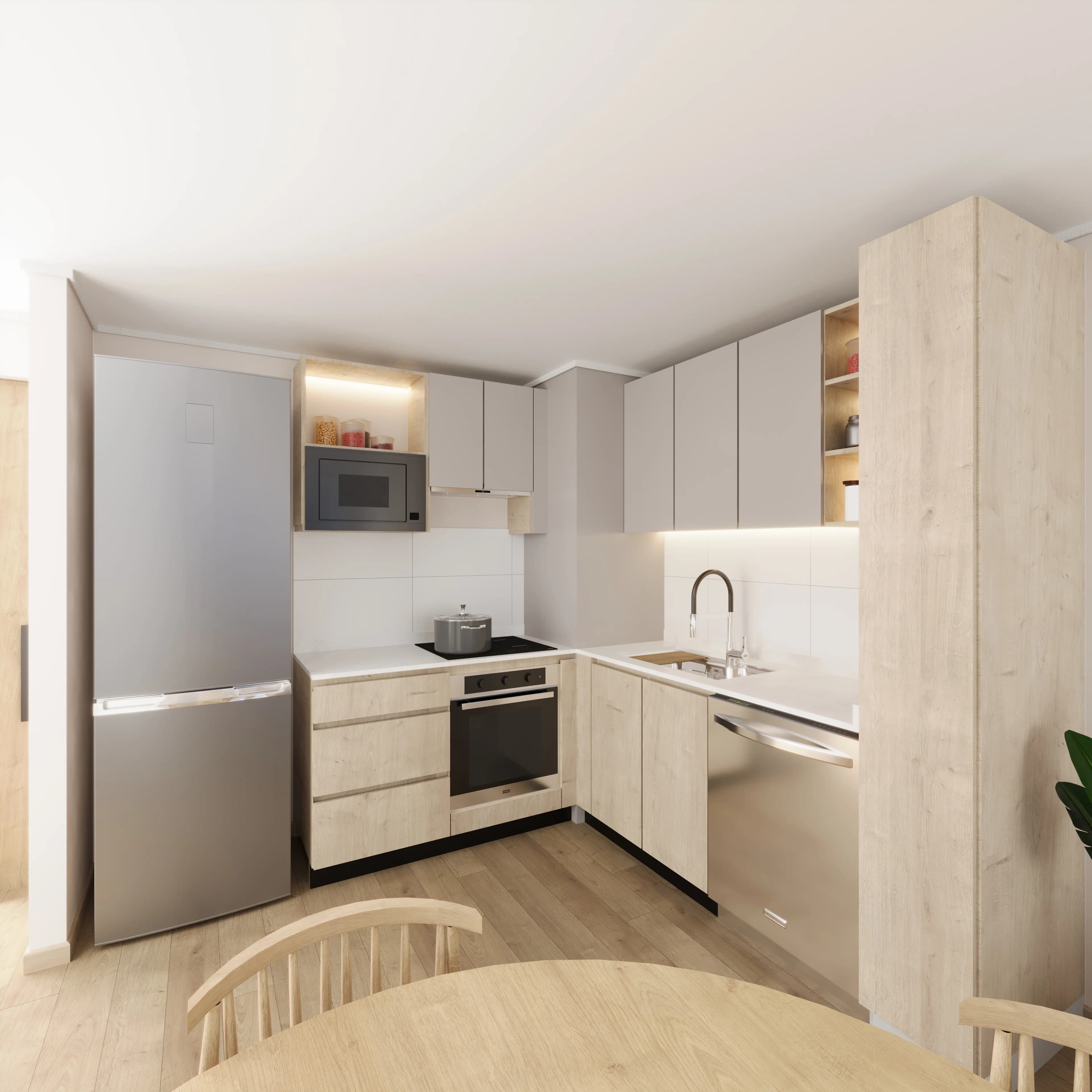 Cocina — Encuadre Cuadrado