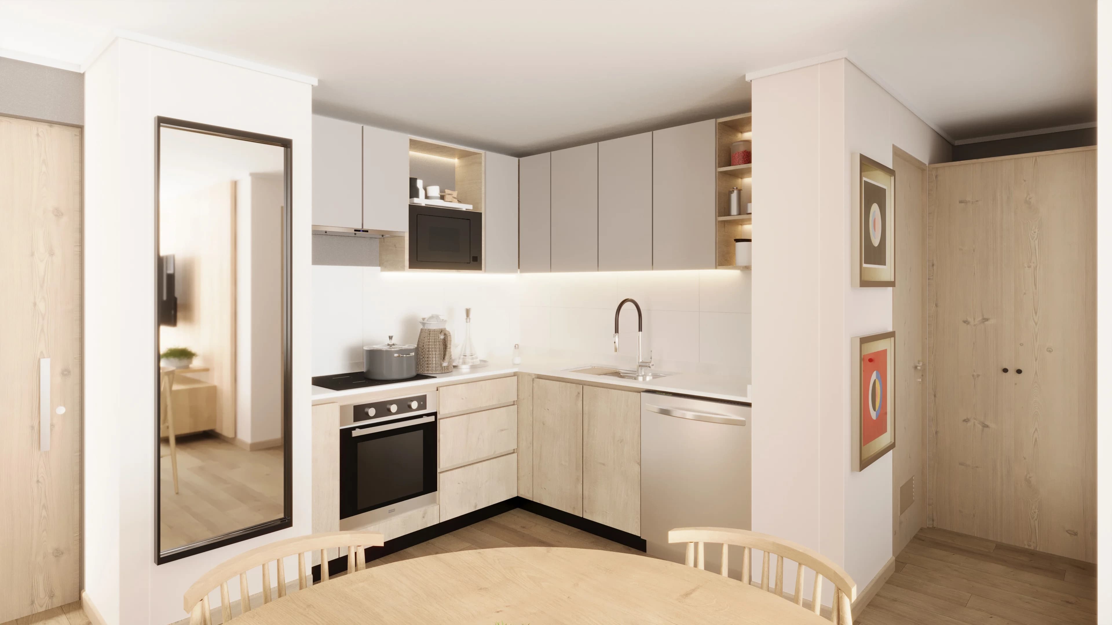 Cocina — Texturas y Materiales